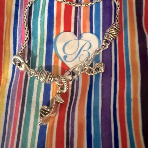 BRIGHTON Sandal Shoe Love Charm Bracelet - Picture 2 of 10